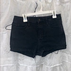 4 for $8 Hollister high rise black shorts